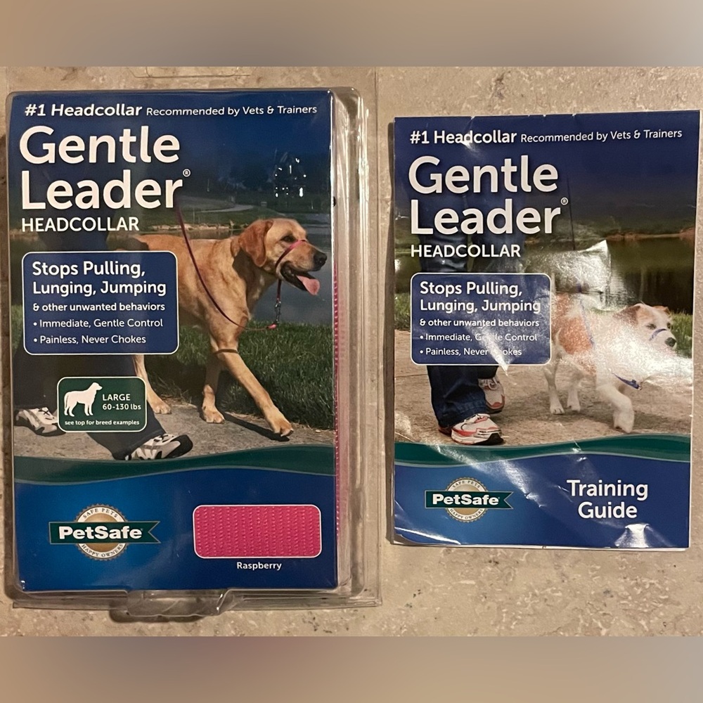 PetSafe Gentle Leader Headcollar - Raspberry - Picture 2 of 5